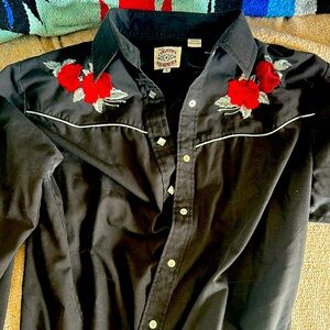 Vintage Western Large Country Charmers Pearl snap shirt in good condition